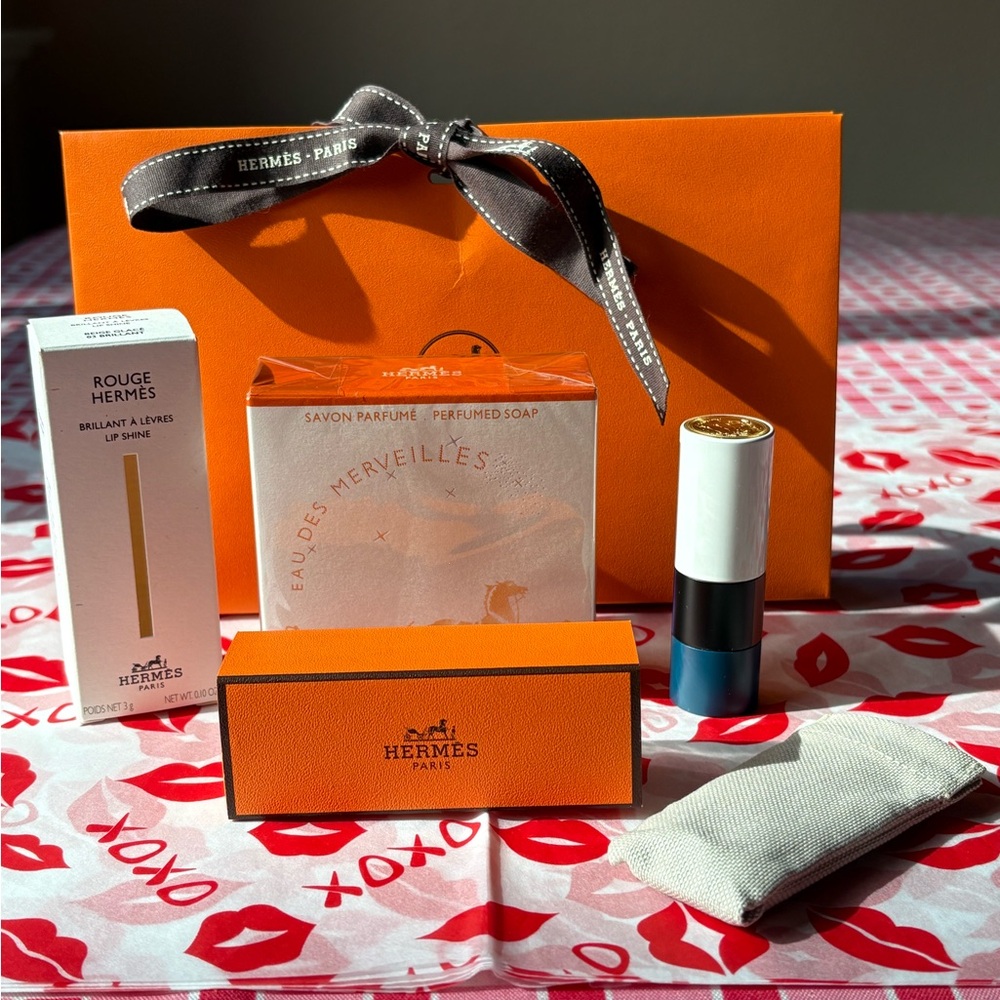 💄Hermès Eau des Merveilles Perfumed Soap Bundle💄